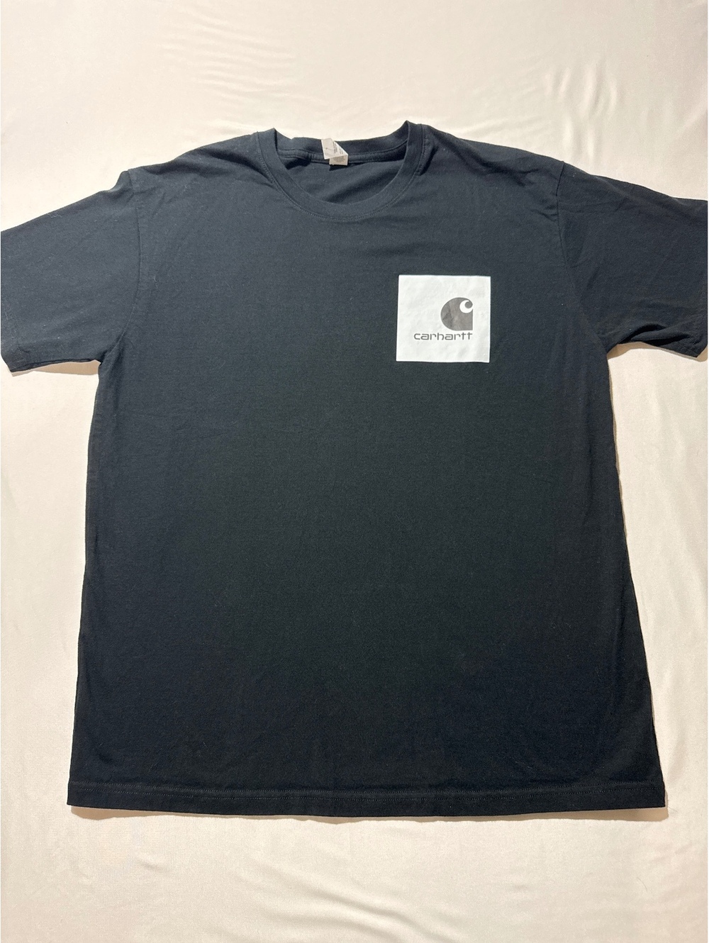 Carhartt Classic Black Cotton T-Shirt Size L - Workwear Vibe